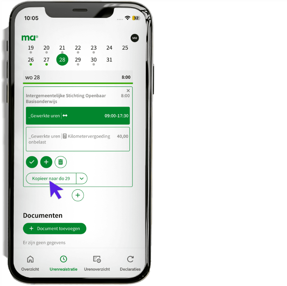 maandagnl handleiding uren professionals uren 9