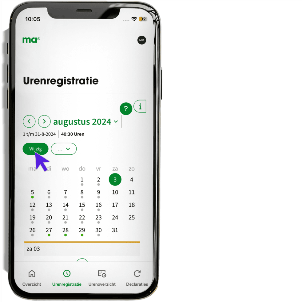 maandagnl handleiding uren professionals uren 21