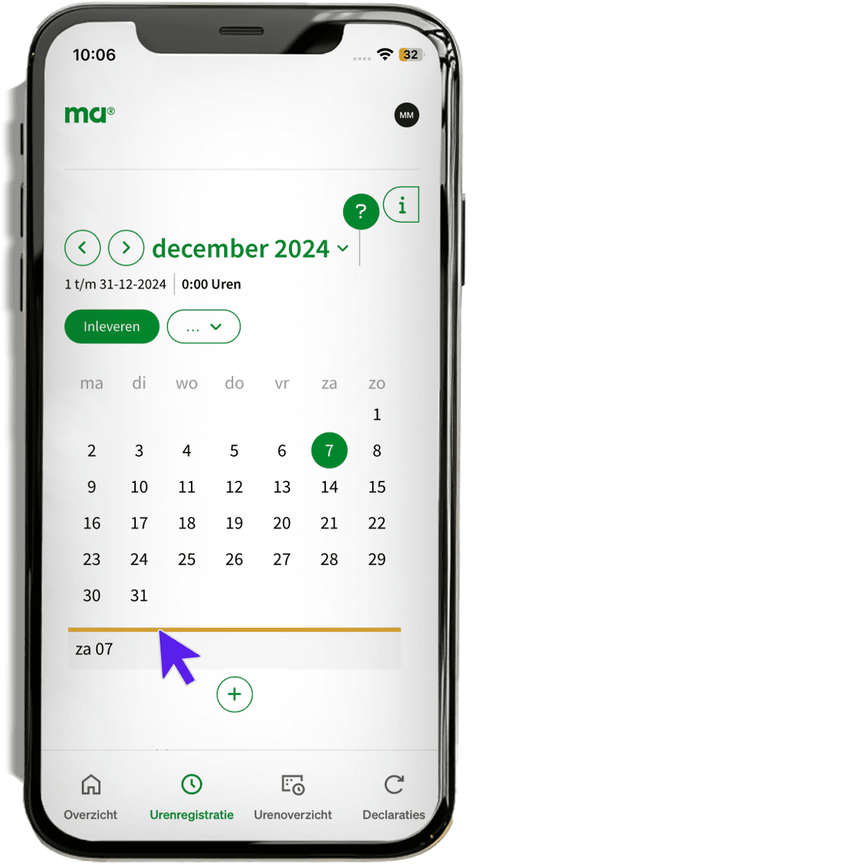maandagnl handleiding uren professionals uren 33