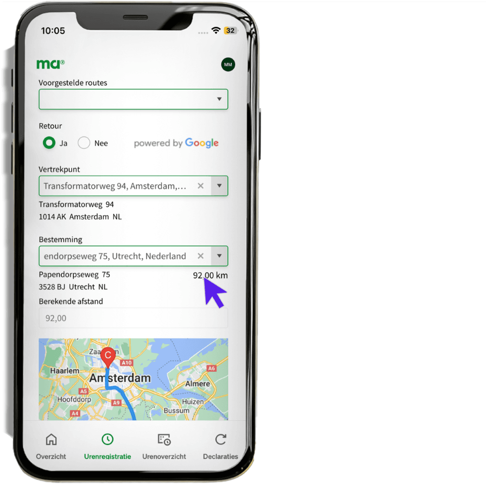maandagnl handleiding uren professionals declaratie 9