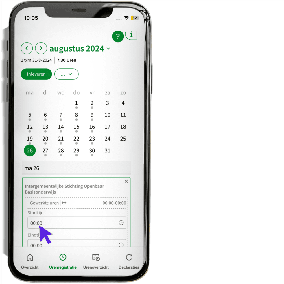 maandagnl handleiding uren professionals uren 5