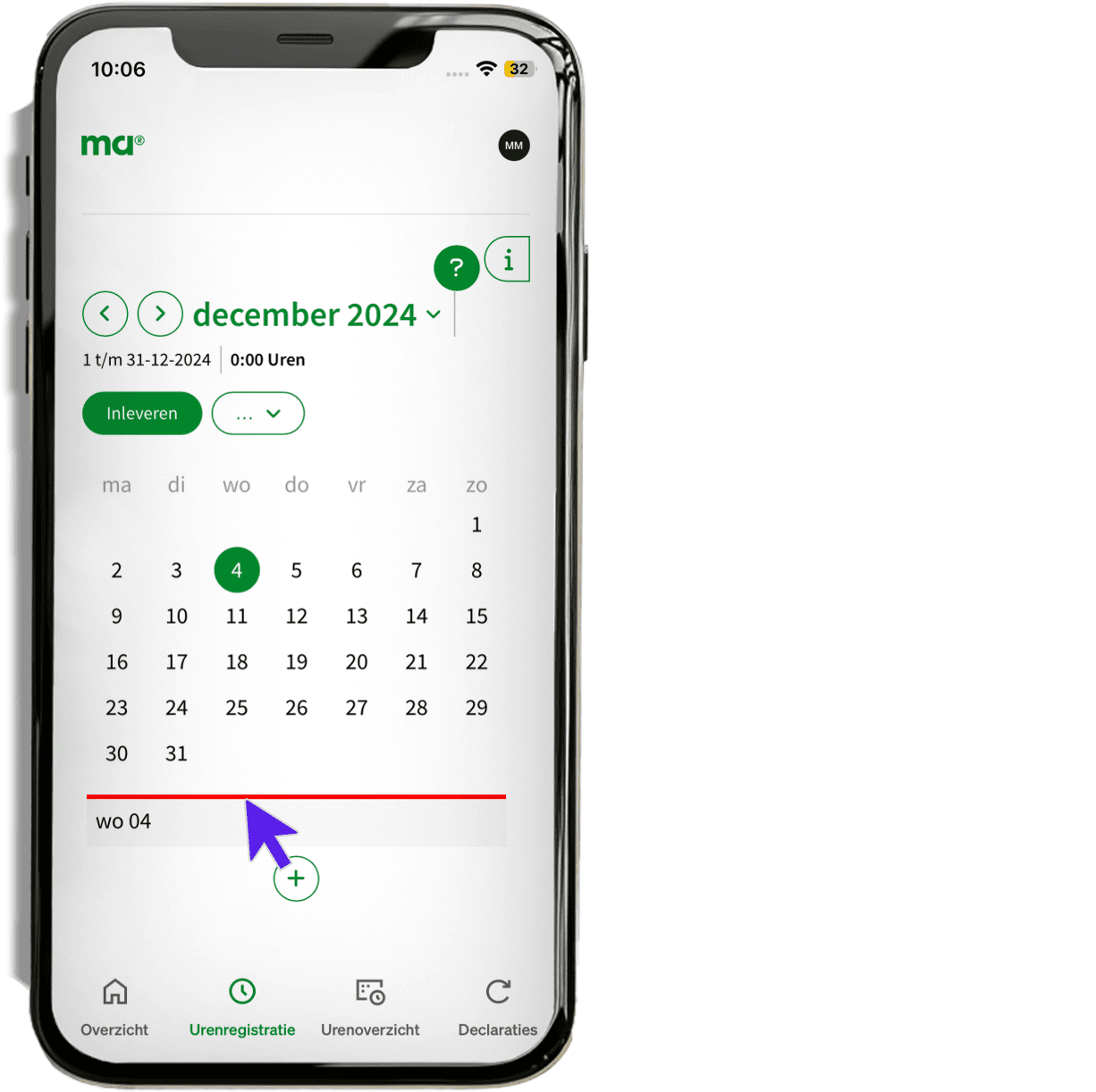 maandagnl handleiding uren professionals uren 34