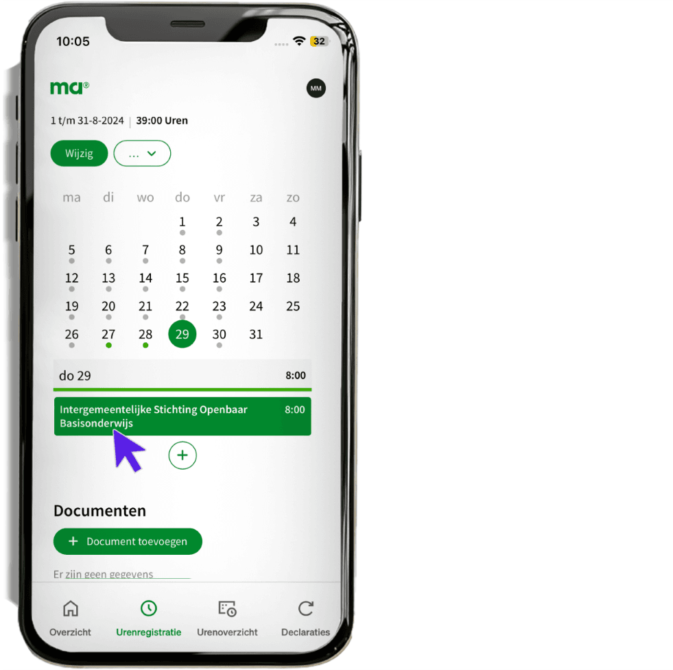 maandagnl handleiding uren professionals uren 23